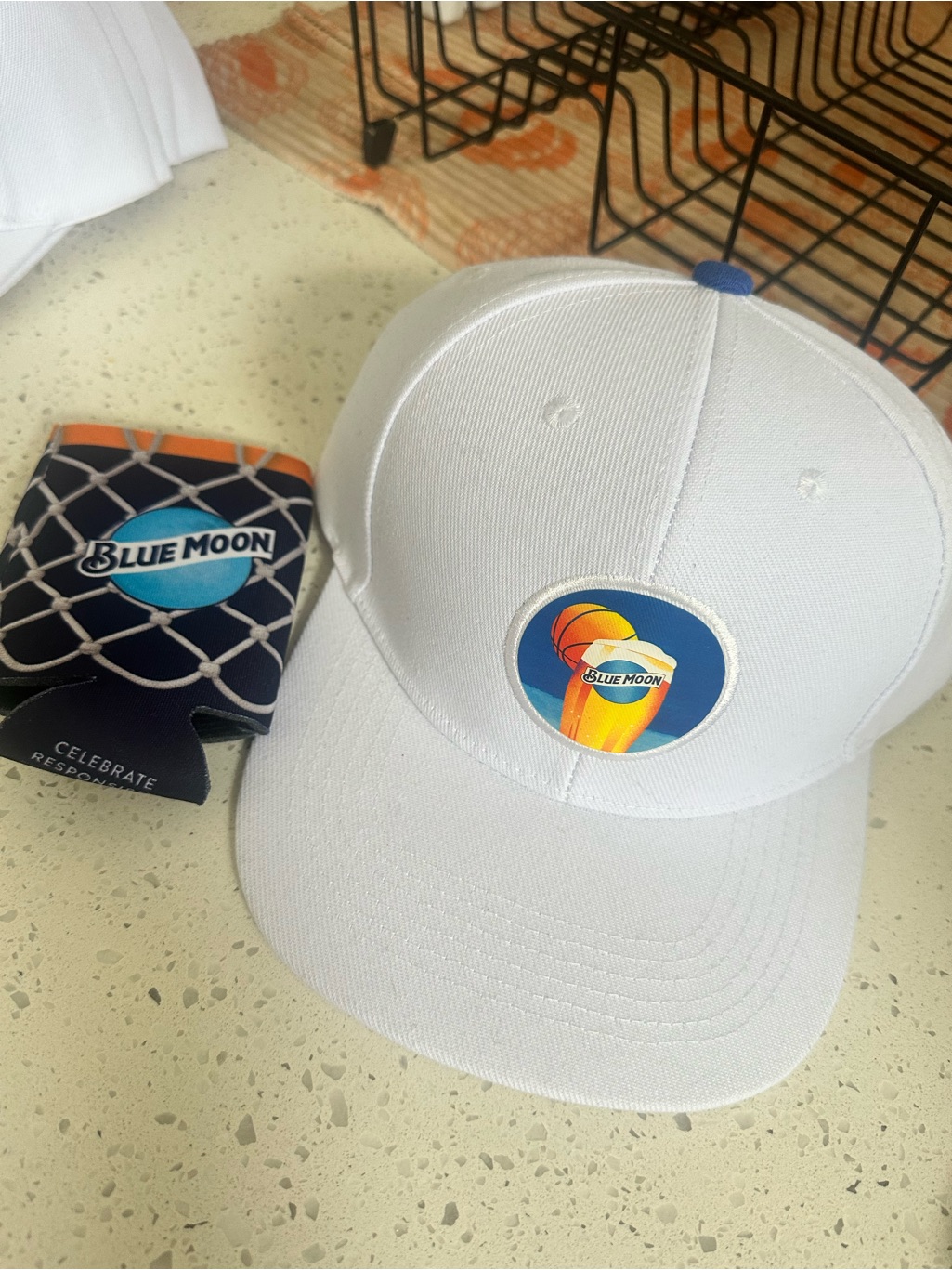 Blue Moon White Logo Baseball Cap